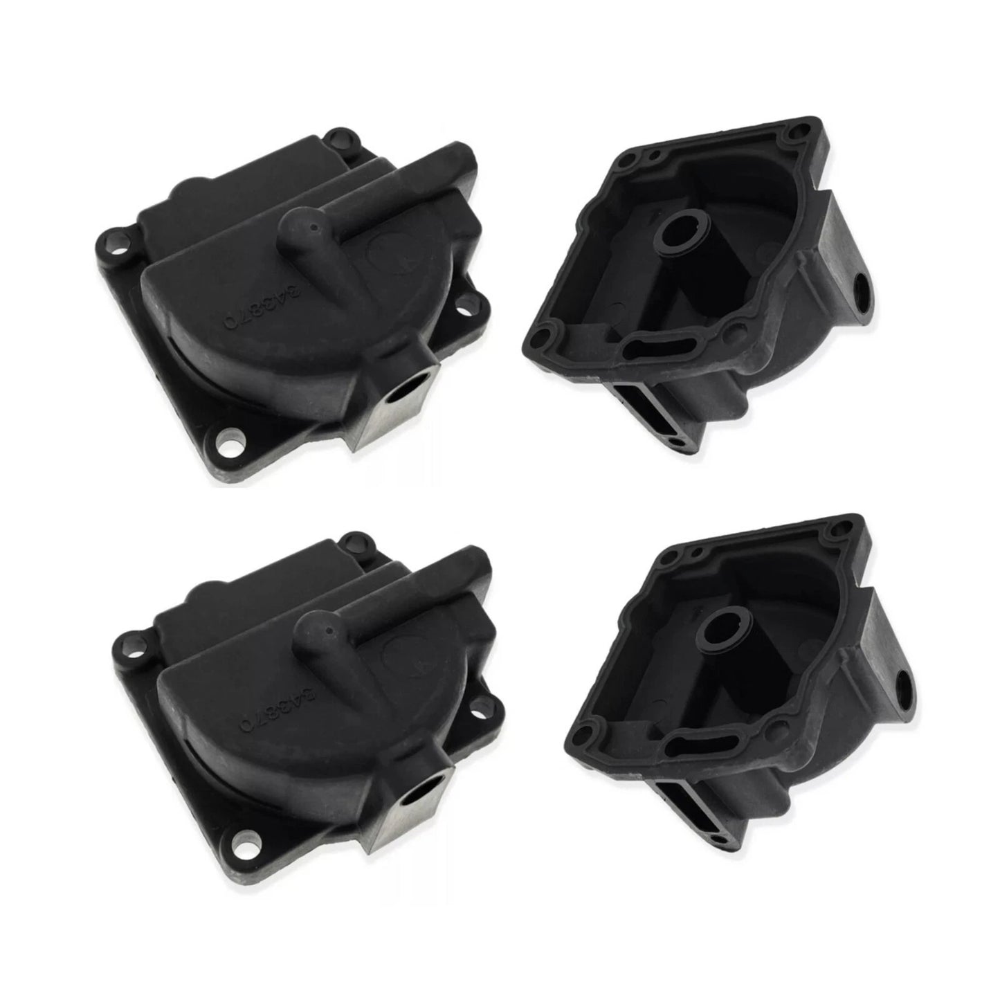 Set of 4 Carburetor Bowls for Johnson Evinrude 90-105 HP (1990–1995)