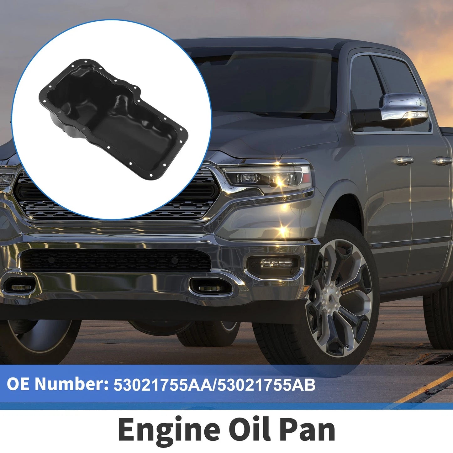 Engine Oil Pan for Dodge Dakota (2006–2010) No.53021755AA/53021755AB