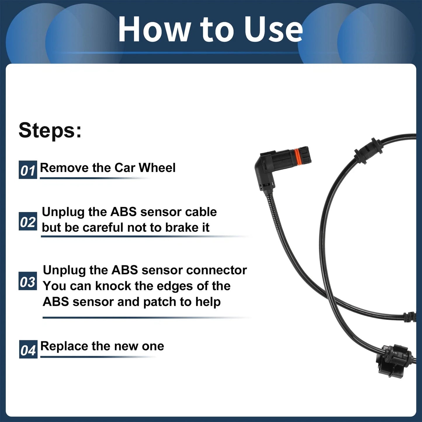 ABS Wheel Speed Sensor for Chrysler 300 (2006-2010)