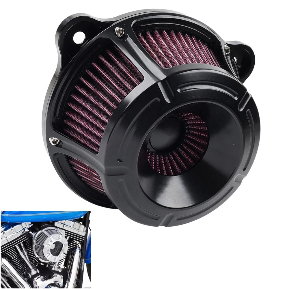 Cross Air Cleaner Intake Filter for Harley Touring M8, Softail (2018–2024)