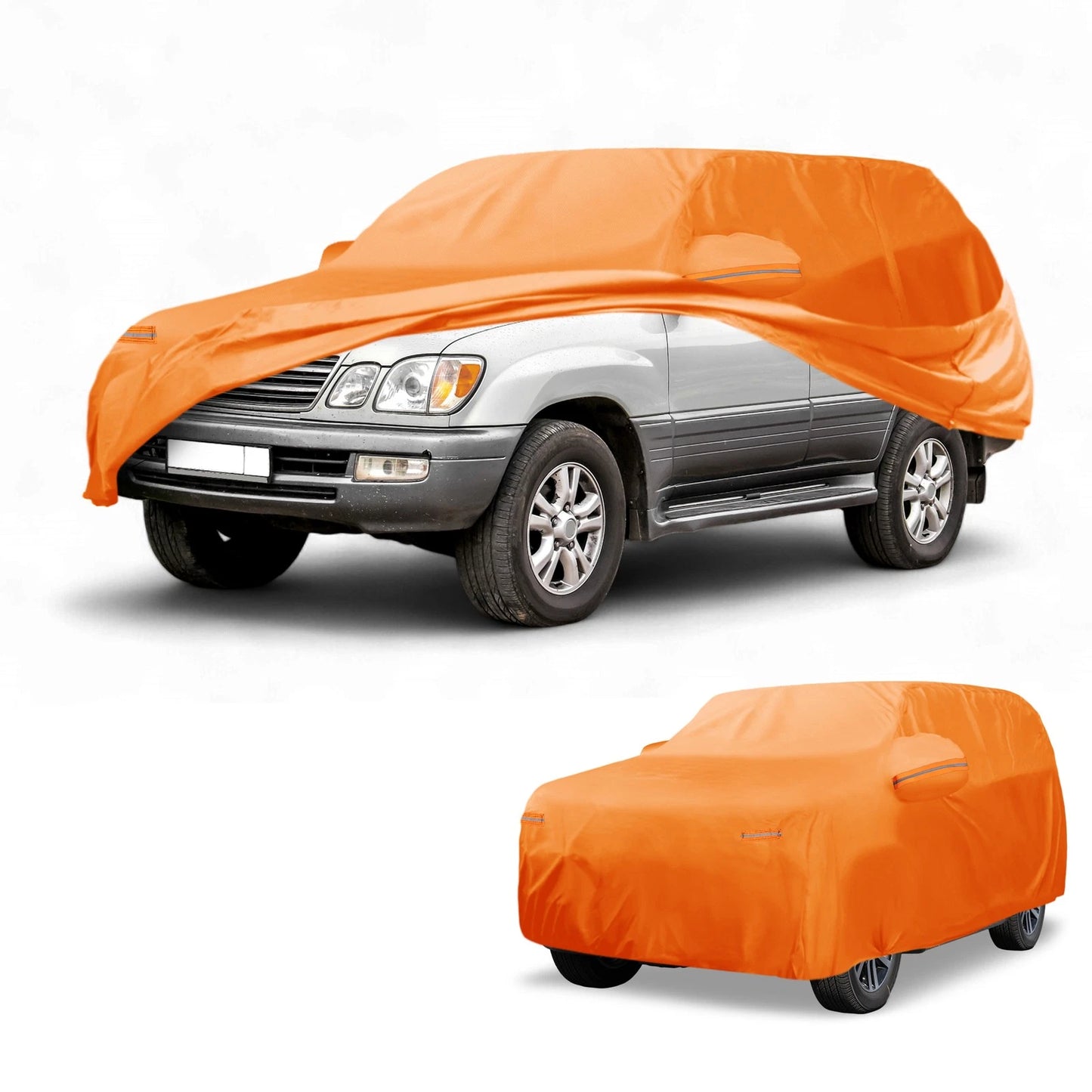 Waterproof Car Cover for Lexus LX (210D-PU, Orange, All Weather)