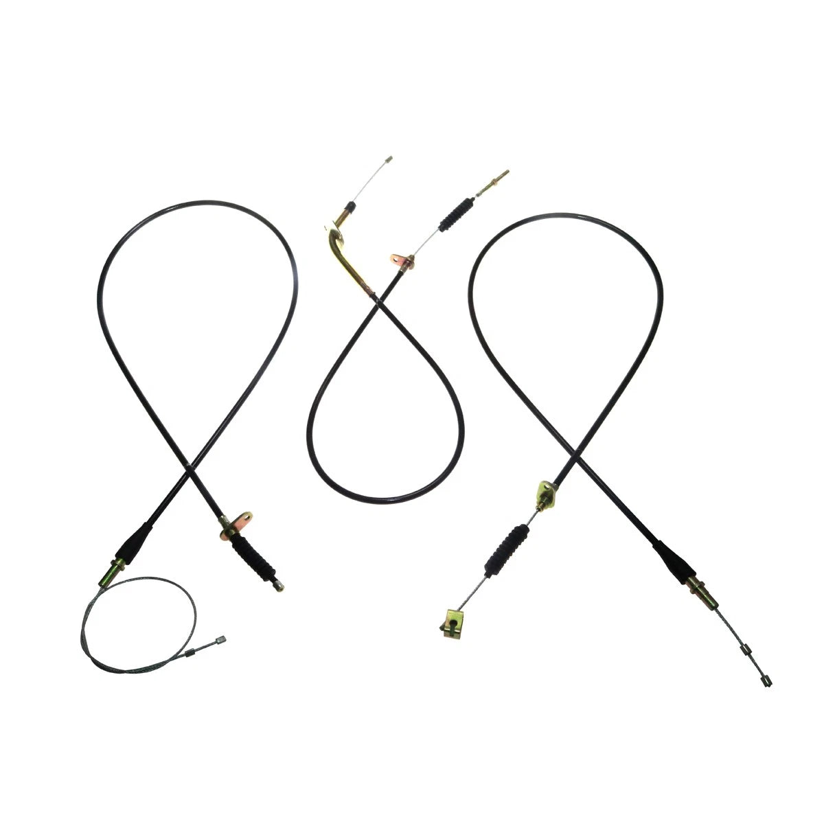 Set of 2 Brake Cables for Nissan Datsun Navara D21 (1986–1997)