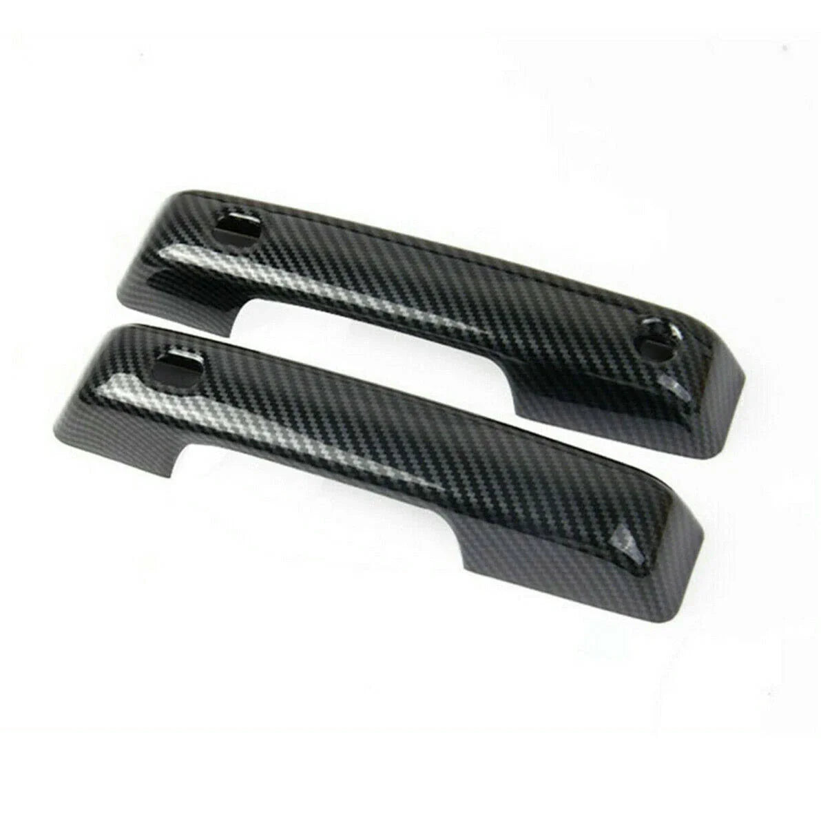 4Pcs / Carbon Fiber Side Door Handle Cover Trim Set for Ford F150 F-150 (2021–2022)