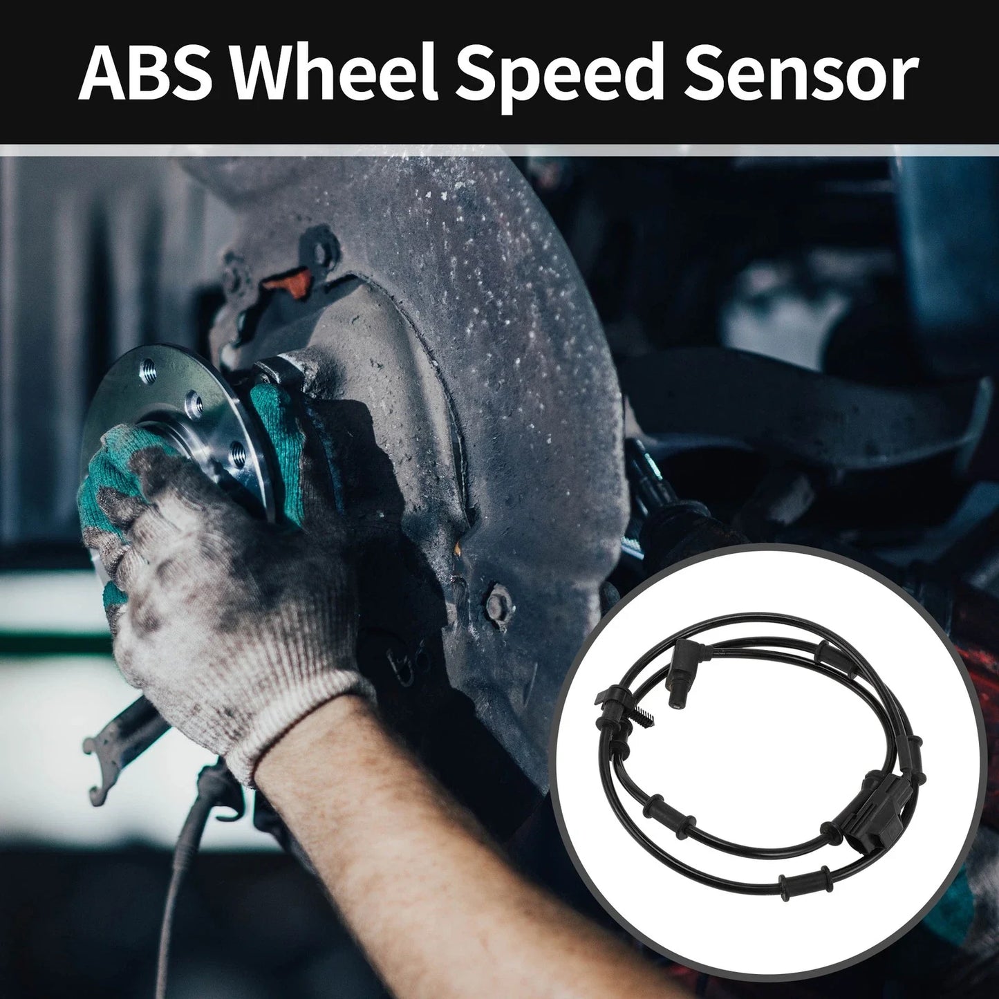 ABS Sensor Front Left/Right for Dodge Ram 2500 Pickup (2010-2018)