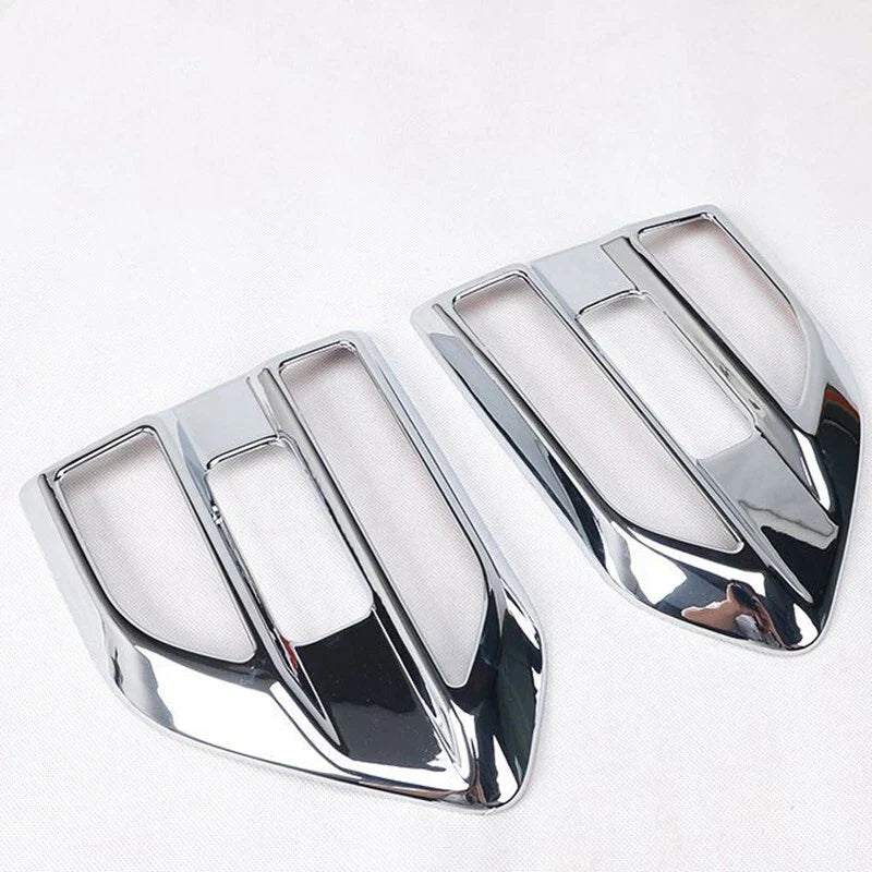 2 x ABS Chrome Front Side Vent Fender Cover Trim for Ford Ranger (2015–2022)