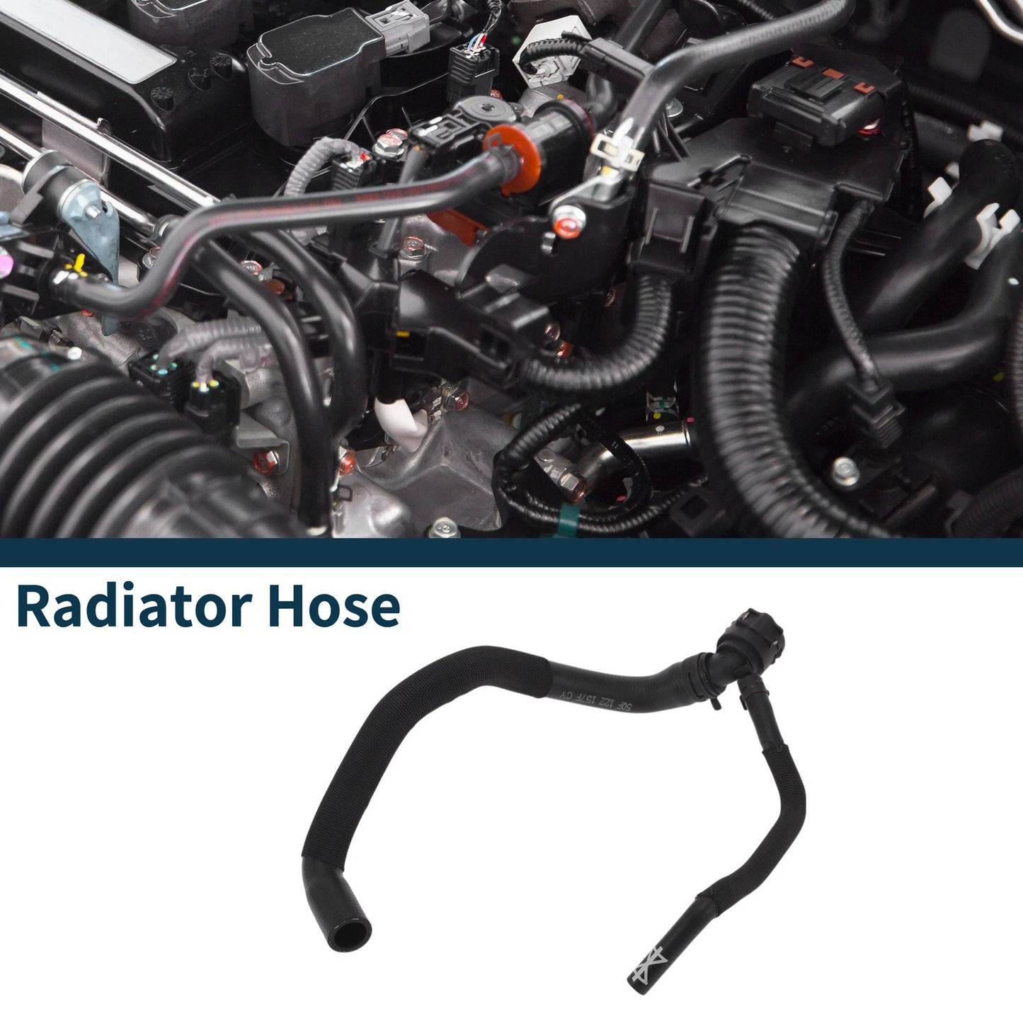 Radiator Hose Coolant Pipe for Audi Q3 2.0L (2011–2018) No. 5QF122157F