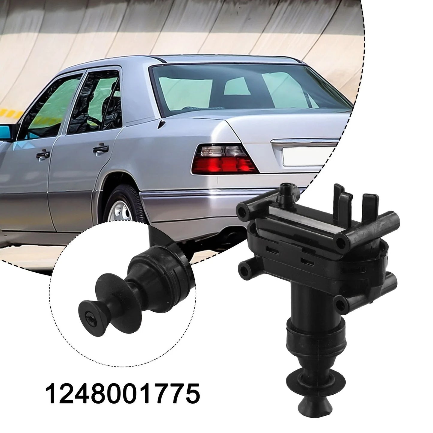 Rear Gate Door Lock Actuator / Sleek Black / for Mercedes