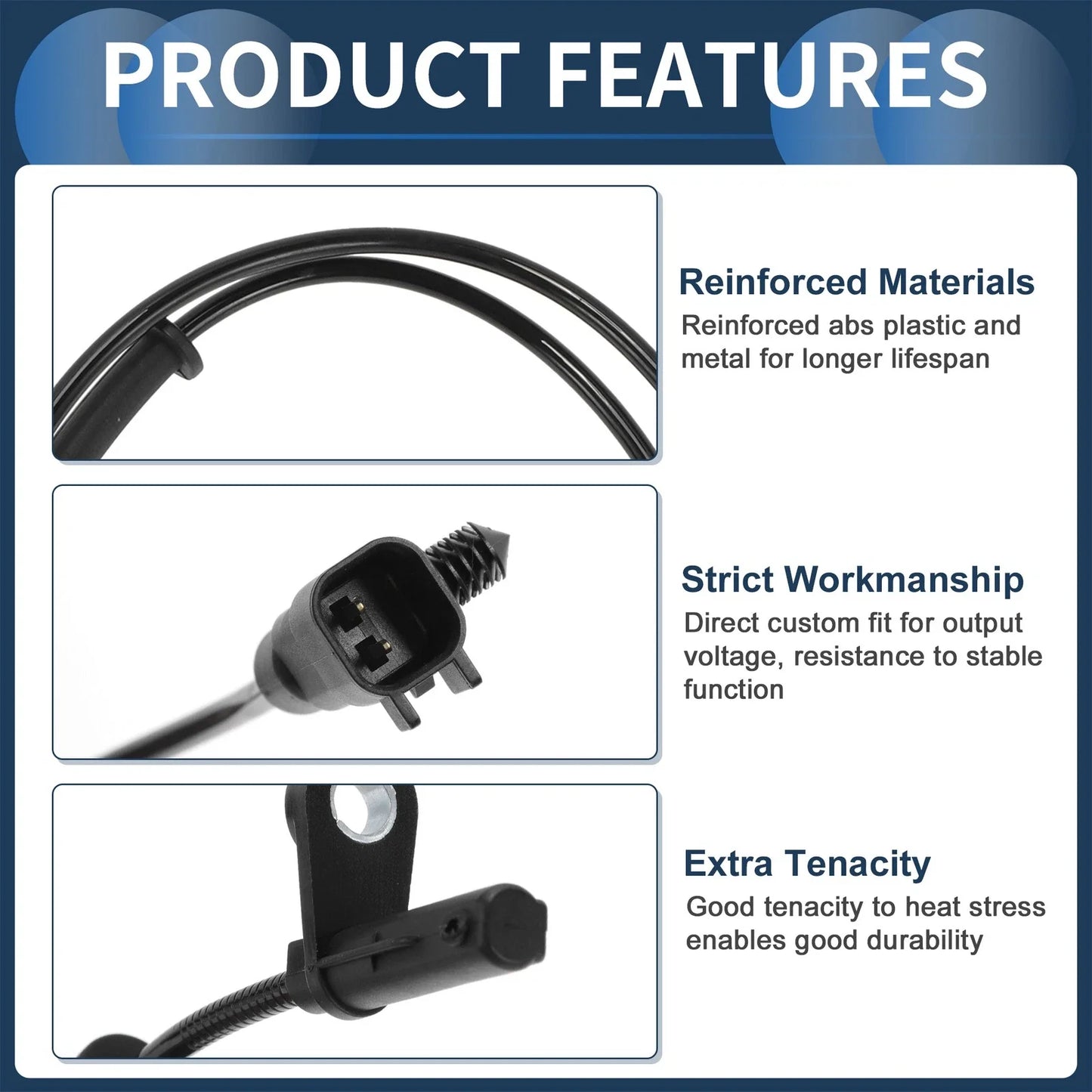 ABS Wheel Speed Sensor for Dodge Challenger Rear Right (2015-2023)