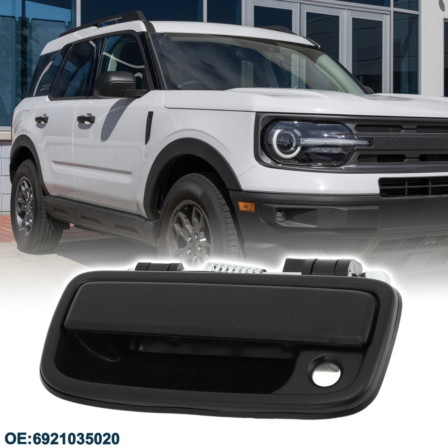 Front Left Exterior Door Handle for Toyota Tacoma (1995–2004) No. 6921035020 Black