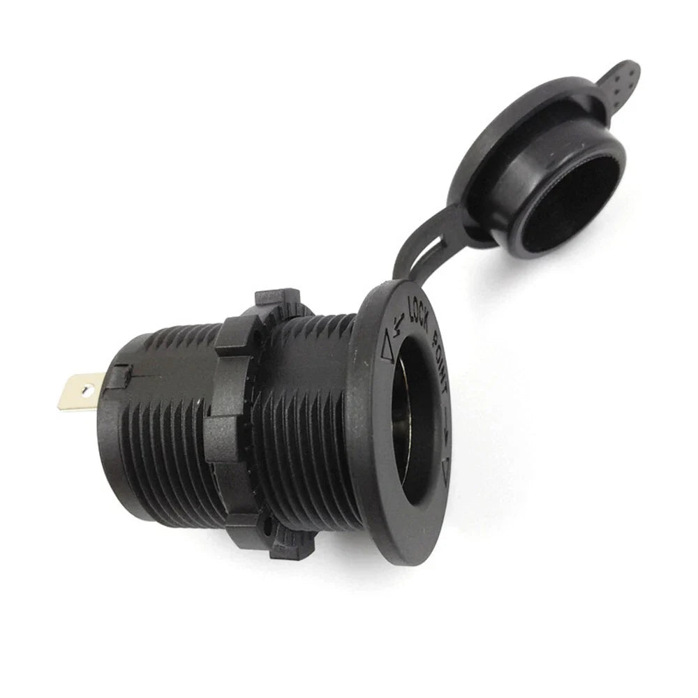 12V Cigarette Lighter Socket Power Outlet for Car Motorcycle ATV