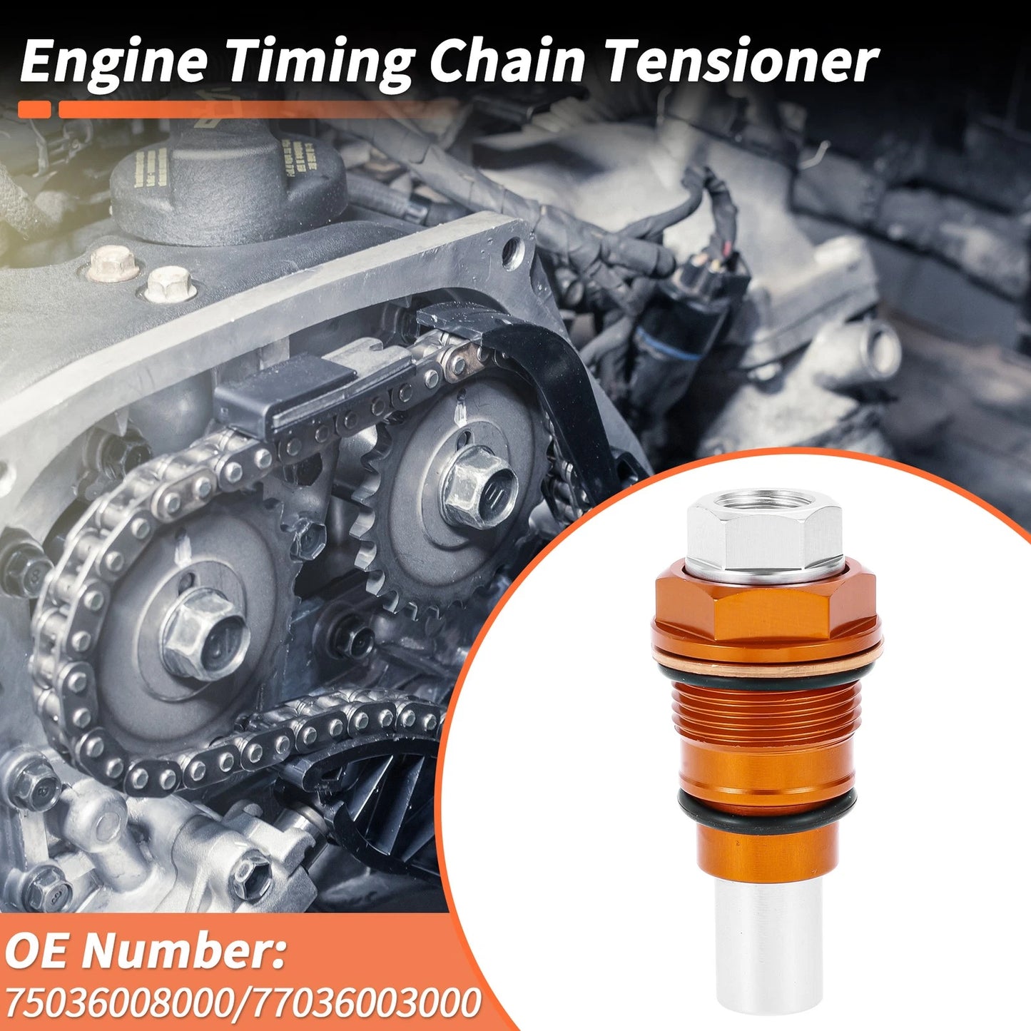 Timing Chain Tensioner for KTM 250 350 400 450 (2005–2023) No. 75036008000