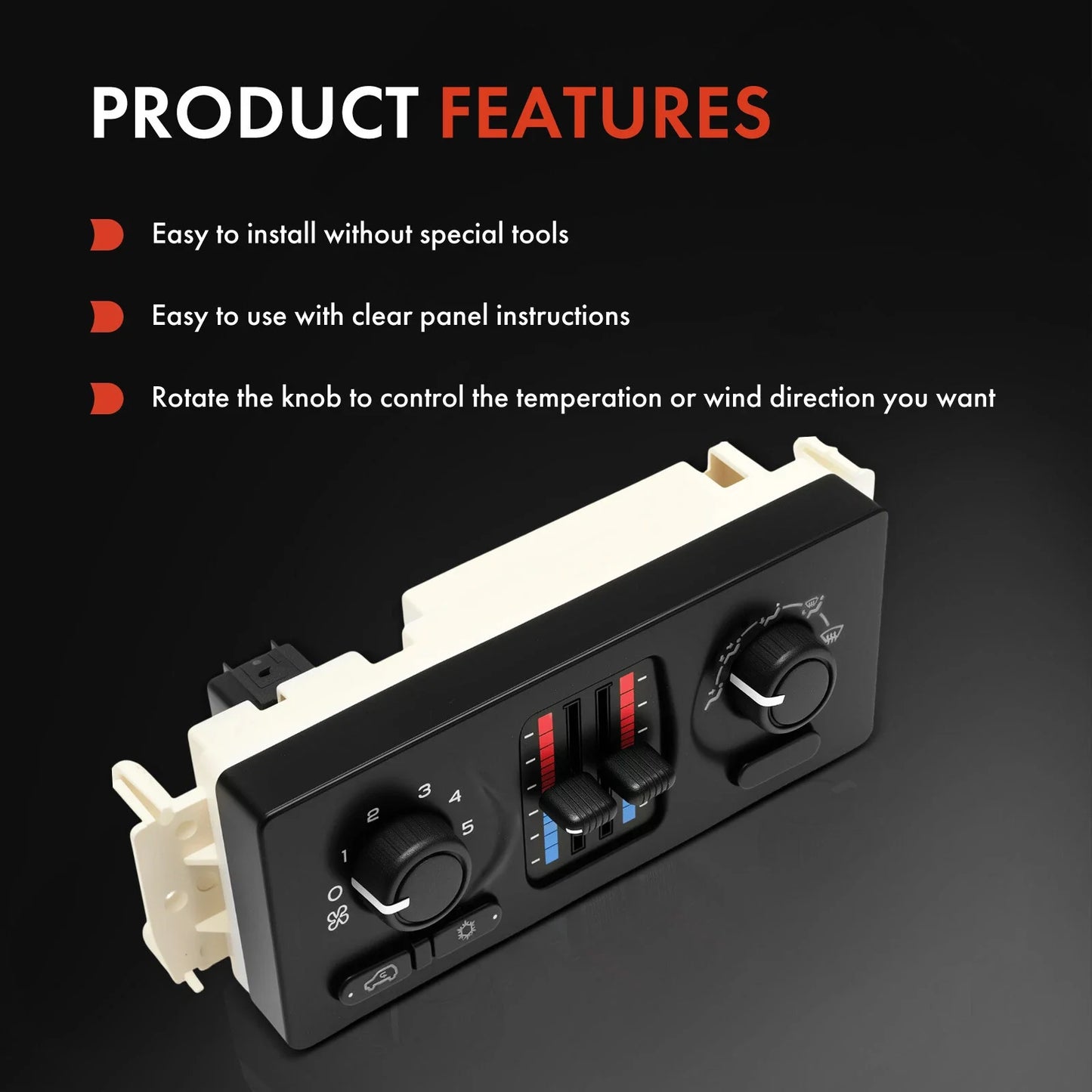 Manual A/C & Heater Control Module for Chevrolet Silverado 1500 (2007–2013)