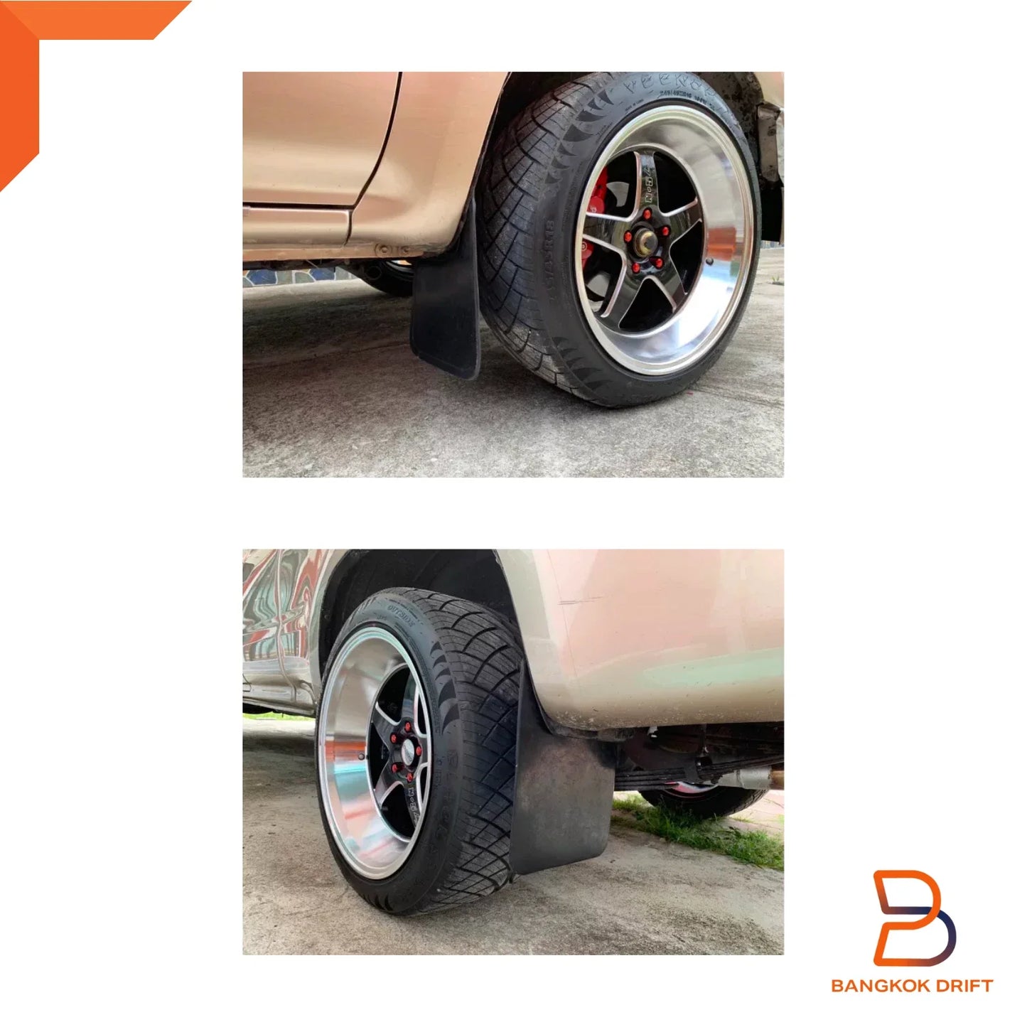 Rear Mud Flap Splash Guard for Toyota Hilux Ute 4WD (1997-2004)