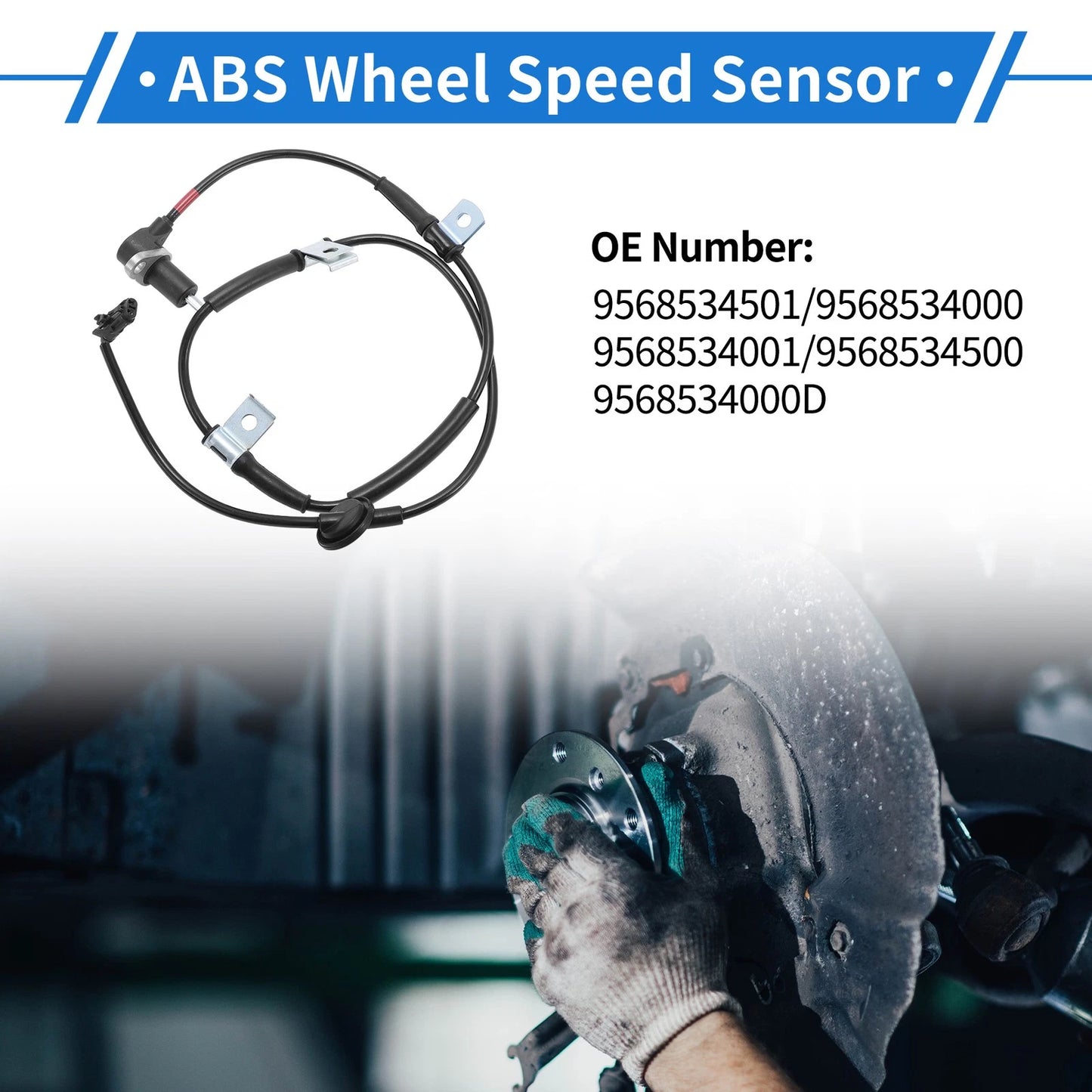 ABS Wheel Speed Sensor for Hyundai Sonata (No. 9568534501/9568534000)
