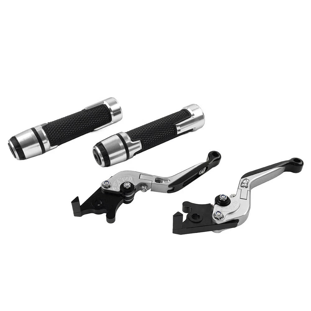 Silver Extendable Brake Clutch Lever for Honda CRF1000L CRF1100L (2016-2023)