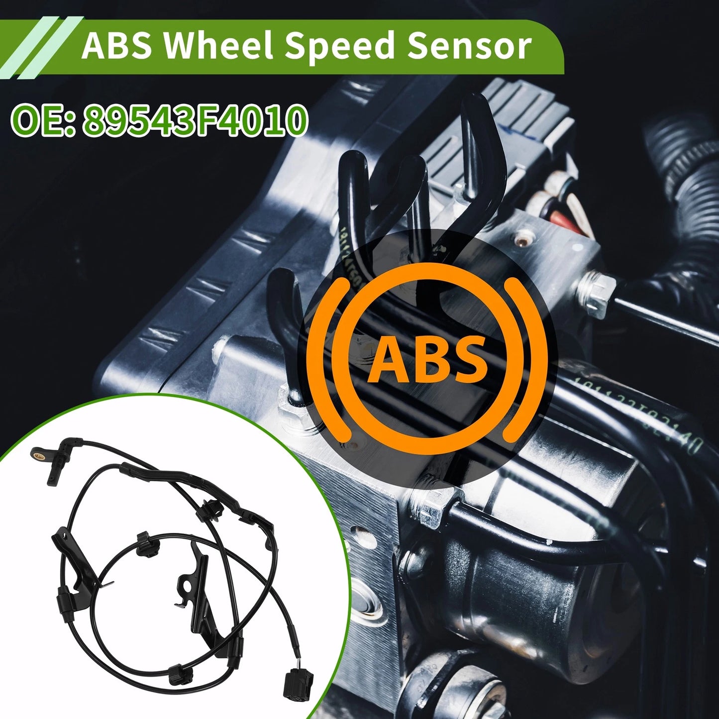 ABS Wheel Speed Sensor No. 89543F4010 for Toyota C-HR (2016–2023) Front Left
