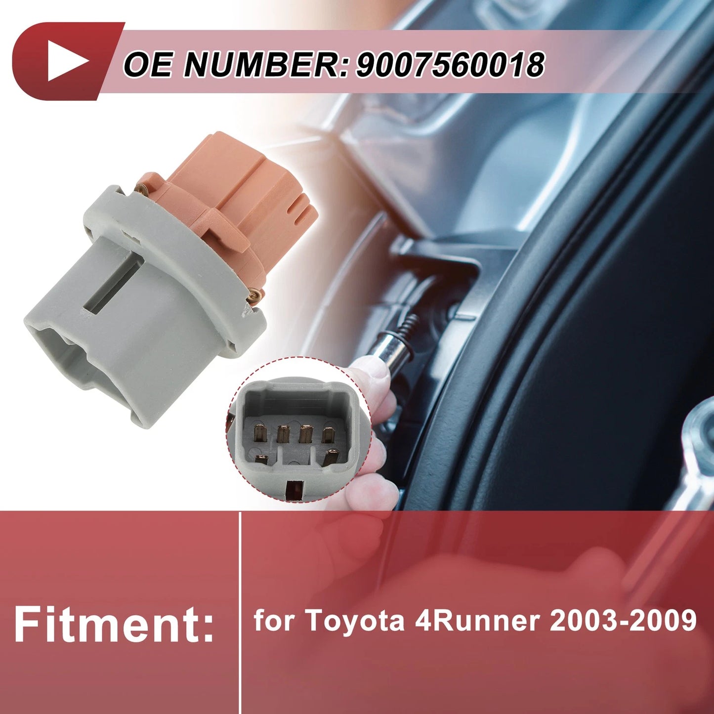 Tail Light Socket for Toyota 4Runner (2003–2009) No. 9007560018