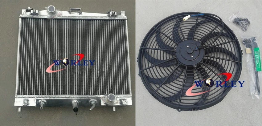 Radiator and Fan for Toyota Yaris Corolla Axio (2000–2007)