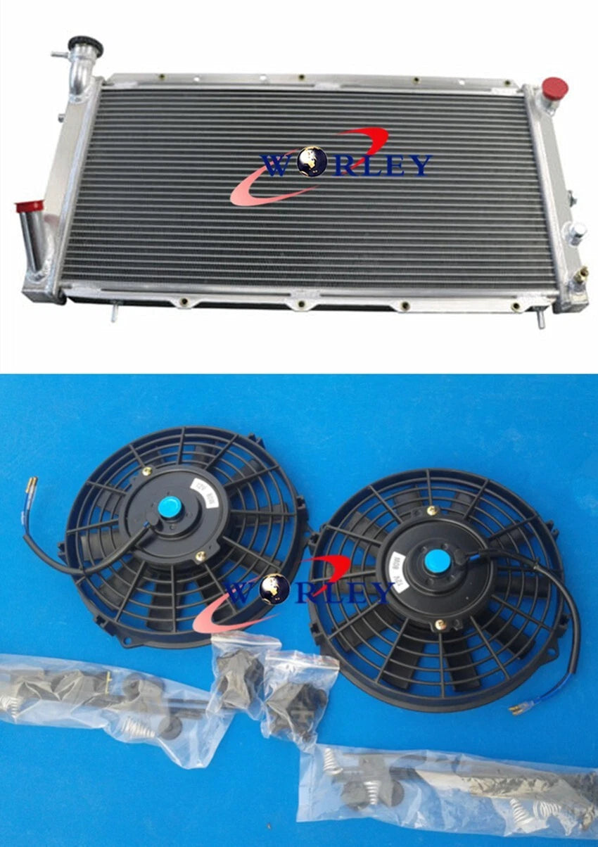 Aluminum Radiator with Fan for Subaru Leone L Series Wagon (1985–1994)