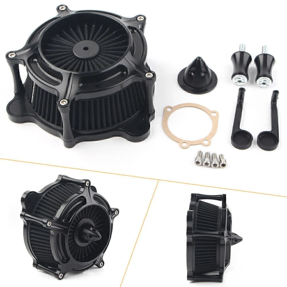 Turbine Air Cleaner Spike Intake Filter for Harley Softail (1993–2015)