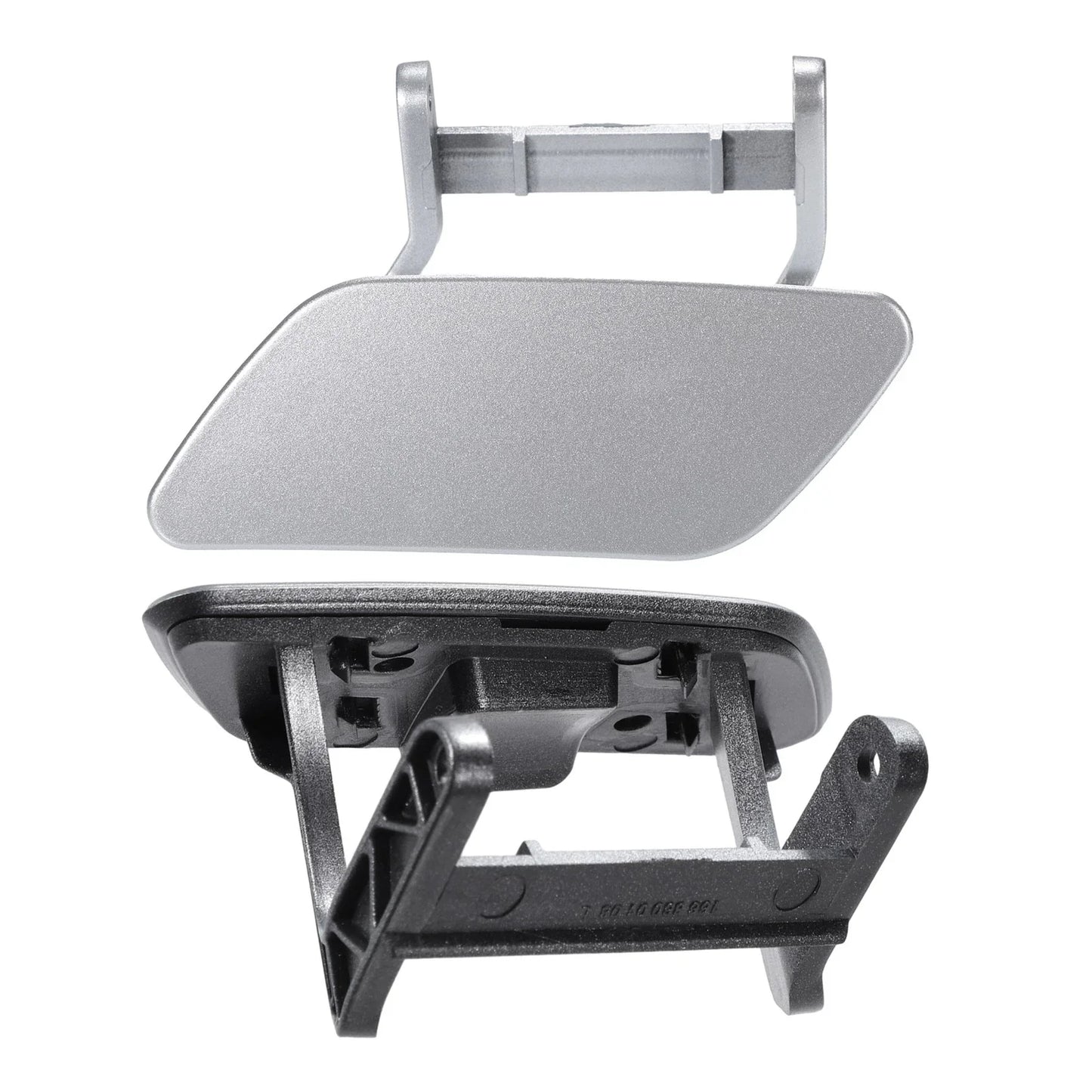Bumper Headlight Washer Cover for Mercedes ML (2012-2015) Silver Tone