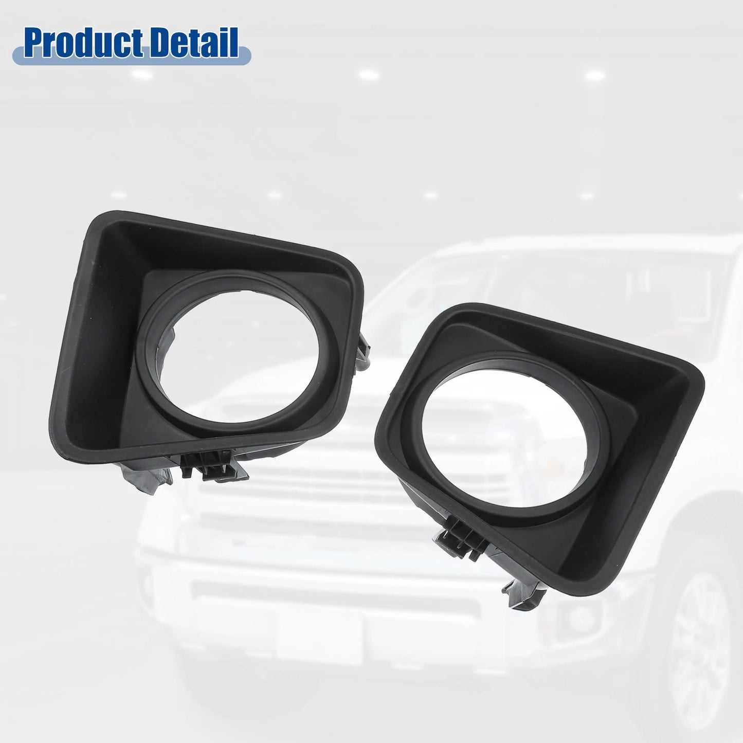 1 Pair Fog Light Grille Cover Trim for Toyota (No. 521280C070)