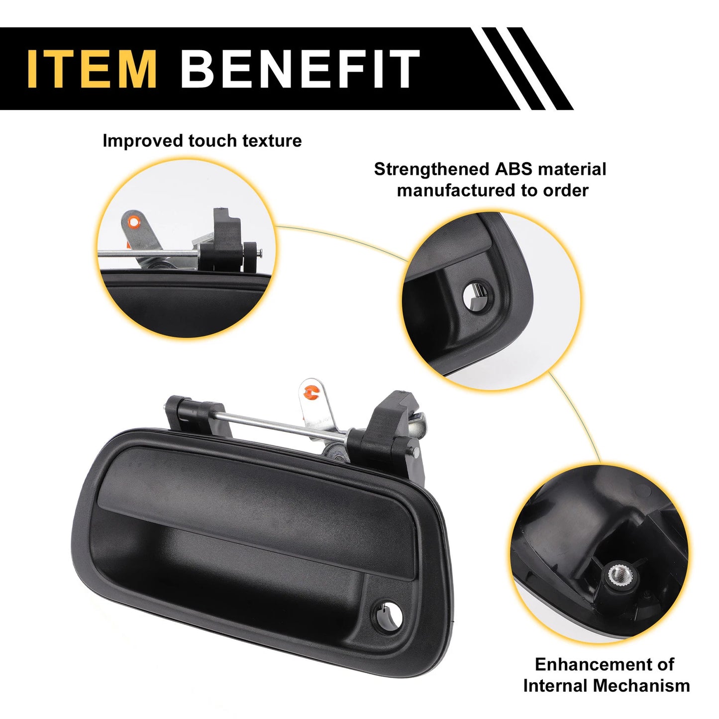 Liftgate Latch Tailgate Handle for Toyota Tundra (No. 690900C030C0/690900C010)