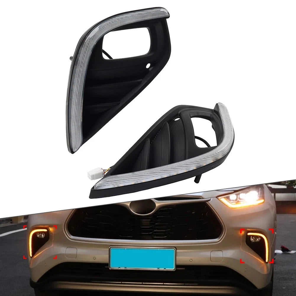 DRL Daytime Running Light Turn Signal for Toyota Land Cruiser Prado (2018–2021)