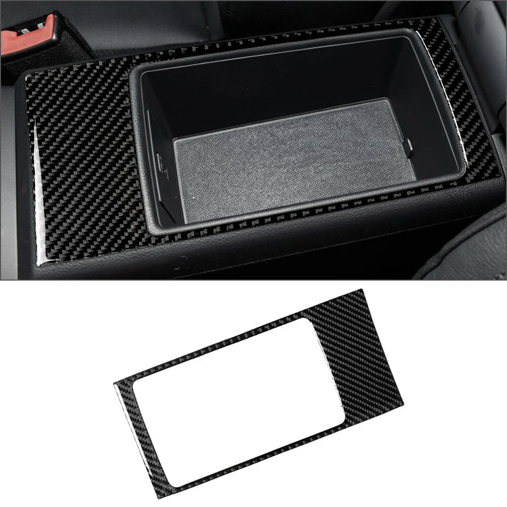 Carbon Fiber Armrest Storage Box Cover for Audi A3 S3 (2013-2020)