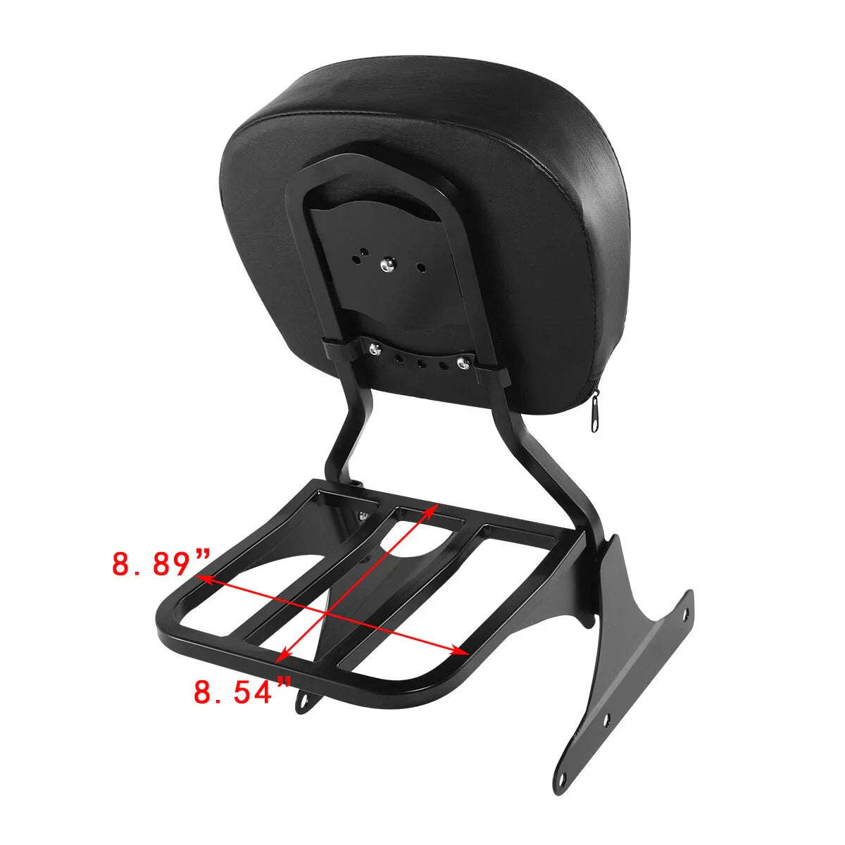 Sissy Bar Backrest Pad & Luggage Rack for Harley Heritage Softail (1986-2017)