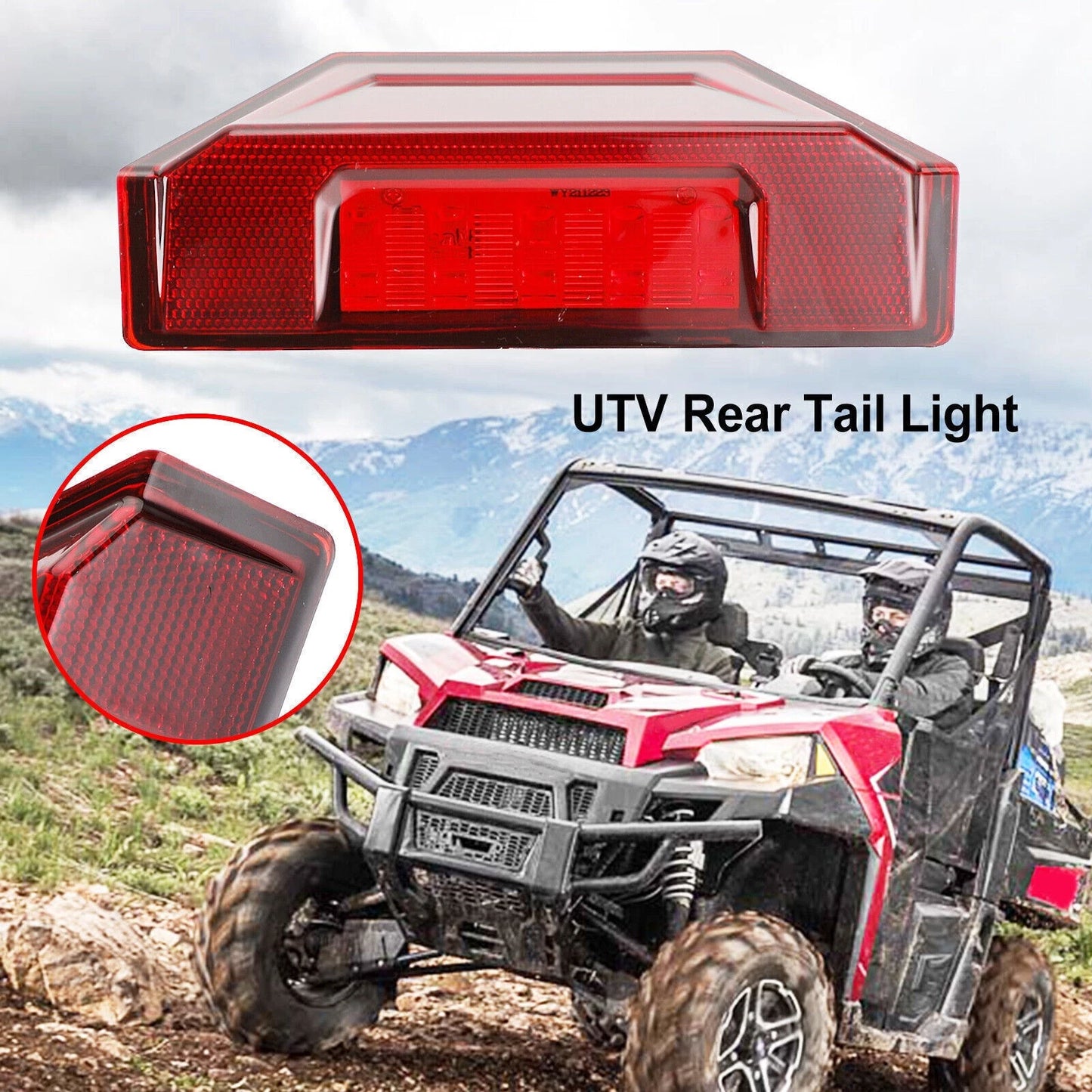 Chrome Mist Headlight Lamp for Scooter (Universal) #D62