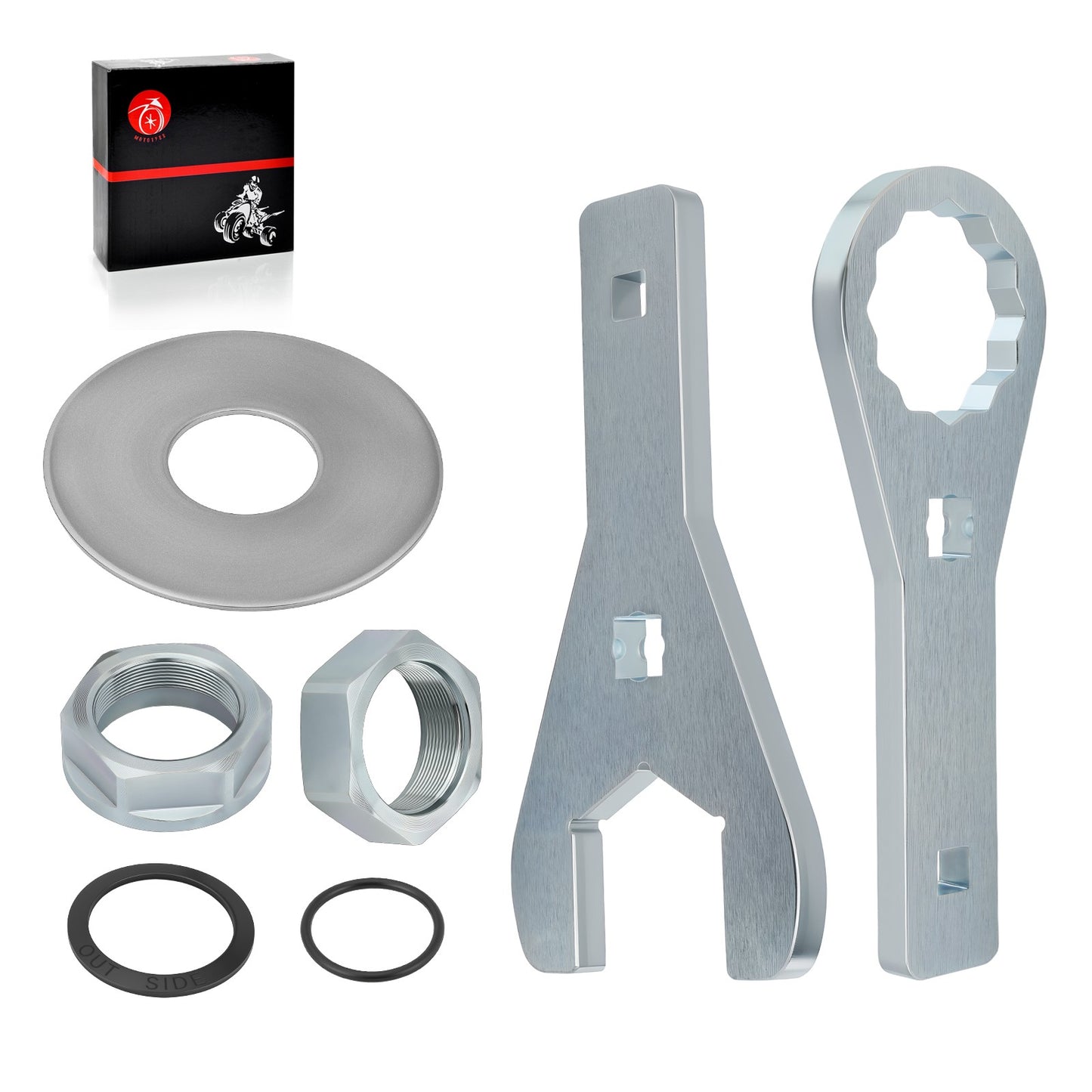 41mm Rear Axle Nut Wrench Tool & Washer Seal for Honda FourTrax (200–300)