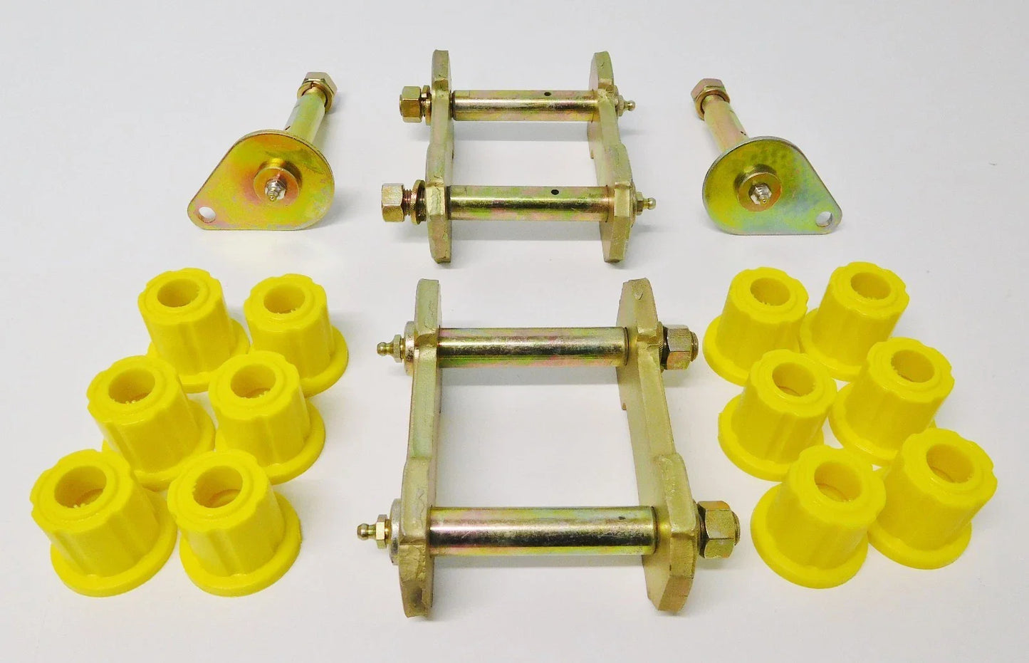 Front H/D Greasable Shackle, Pin & Bush Kit for Land Cruiser HJ60, HJ62 (1980-1990)