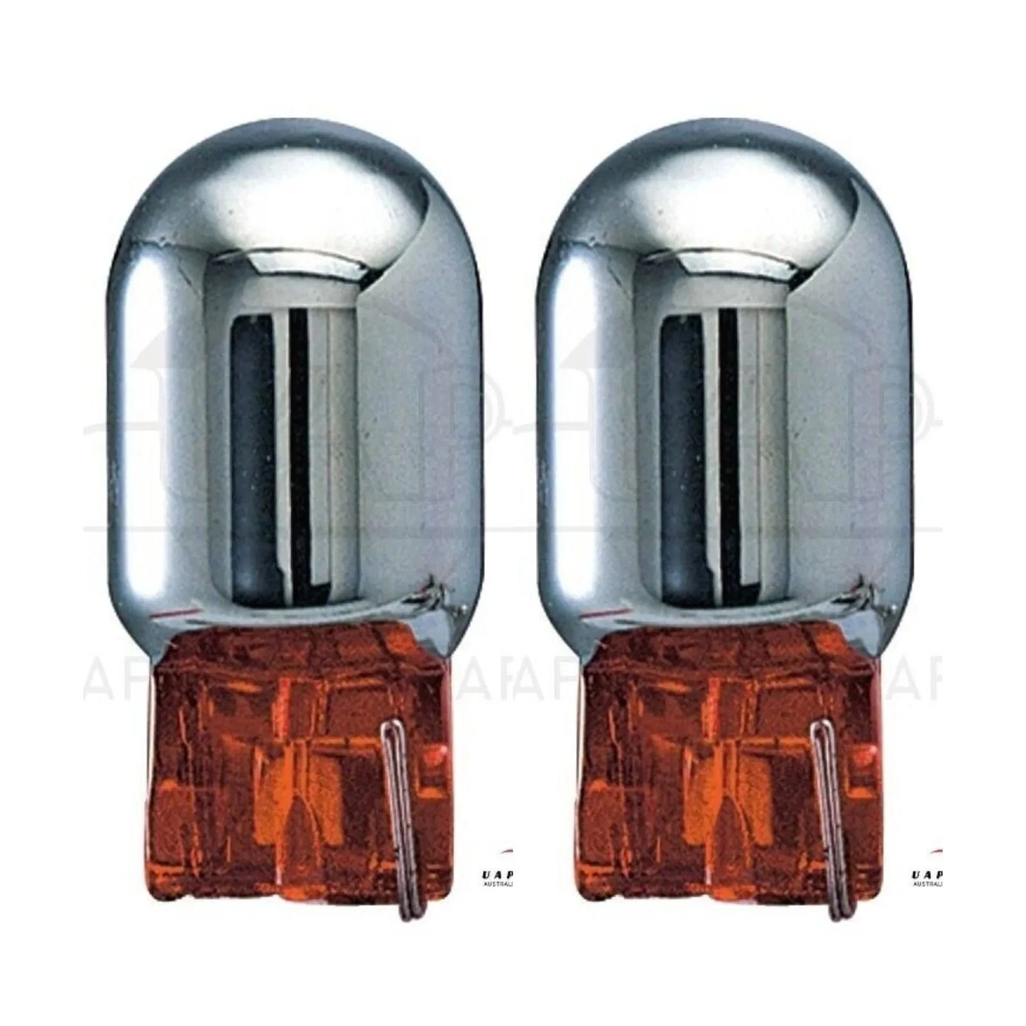 2X Amber Wedge Indicator Light Bulb for T20 WY21W (7440)