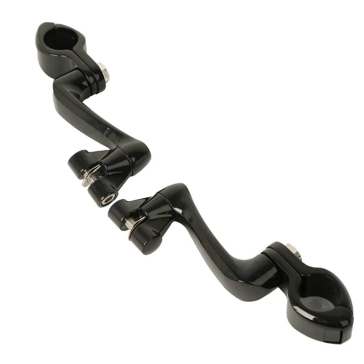 Adjustable 1.25" Highway Foot Peg Mounts for Harley Engine Guards