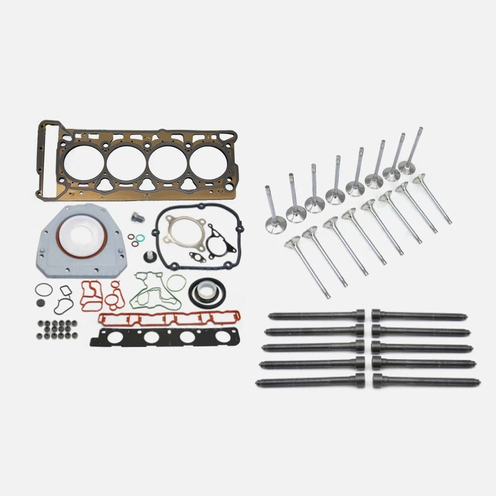 Set of 12 Inlet Valves + 8 Outlet Valves for Volkswagen Audi Skoda 1.8T 20V