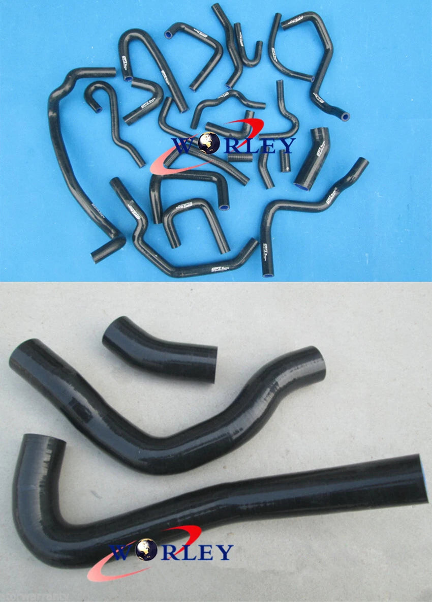 25PCS Silicone Radiator Hose for Nissan Silvia 180SX 200SX (1989–1994)