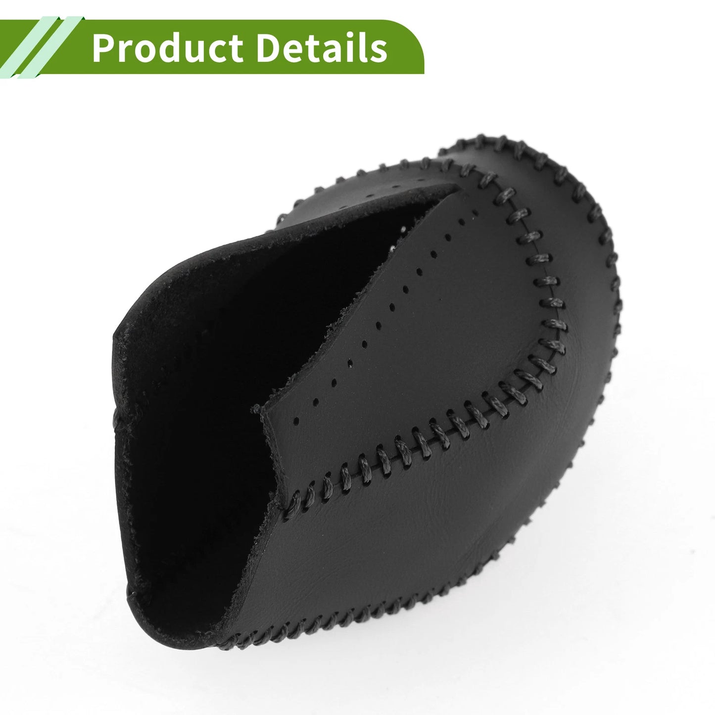 Gear Shift Knob Cover for Toyota Highlander (2008–2013) Black Faux Leather
