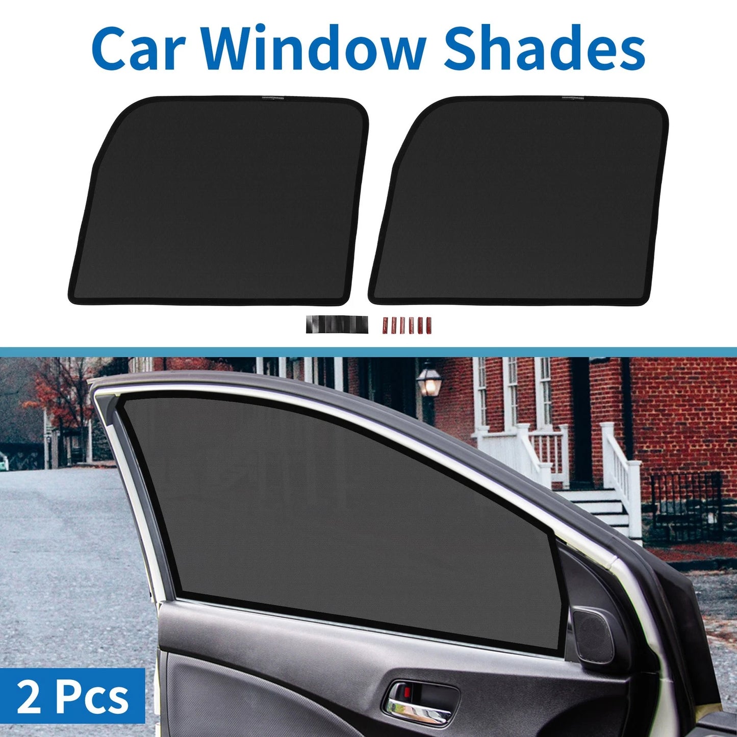 Car Window Cover for Toyota N-BOX JF5/JF6 (2012–2020) Net Black