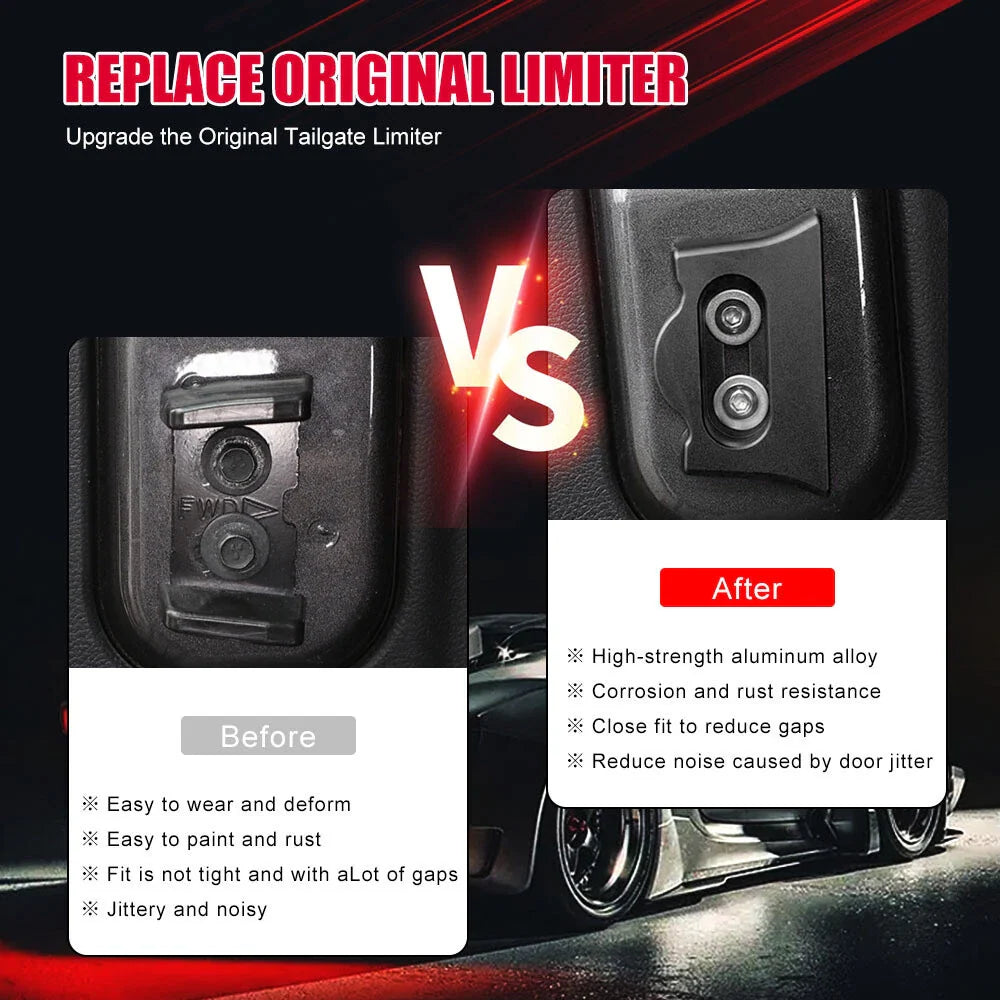 Rear Tailgate Stopper Limiter for 2018-2021 Wrangler JL JLU (2018-2021)