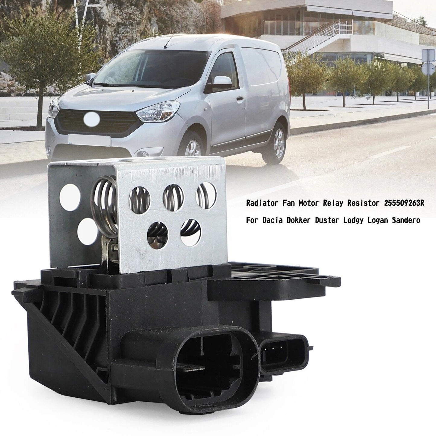 Radiator Fan Motor Relay Resistor 255509263R for Dacia Dokker Lodgy Logan (E3)