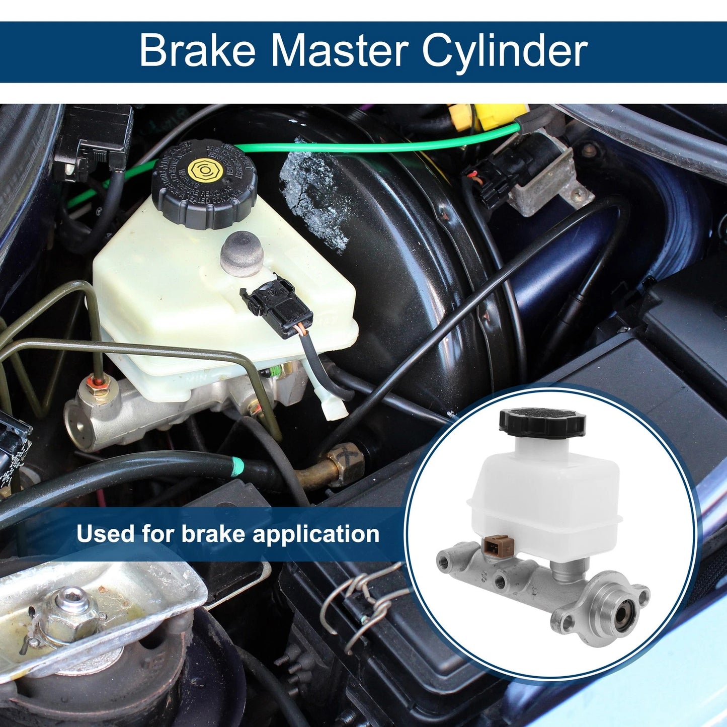 Brake Master Cylinder with Reservoir No. 5851029010 for Hyundai Elantra (1996–2000)
