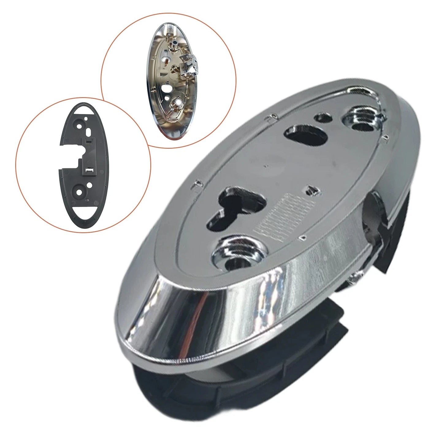 Console Reel Blind Cover for BMW X5 X6 E70 E71 (2007–2014)