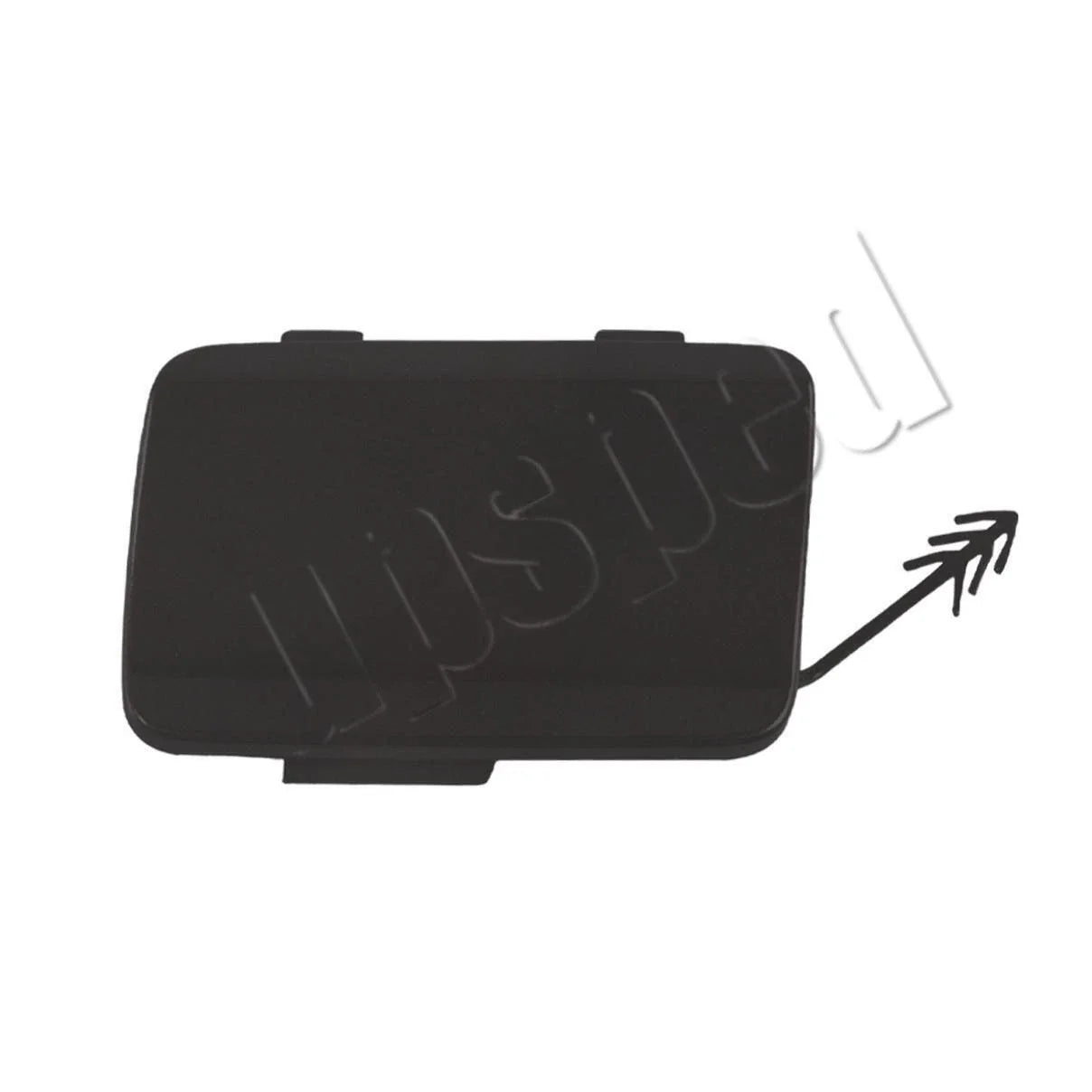 Tow Hook Eye Cover Cap / 2x / Left Right Rear Bumper / for Audi Q3 (2013–2015)