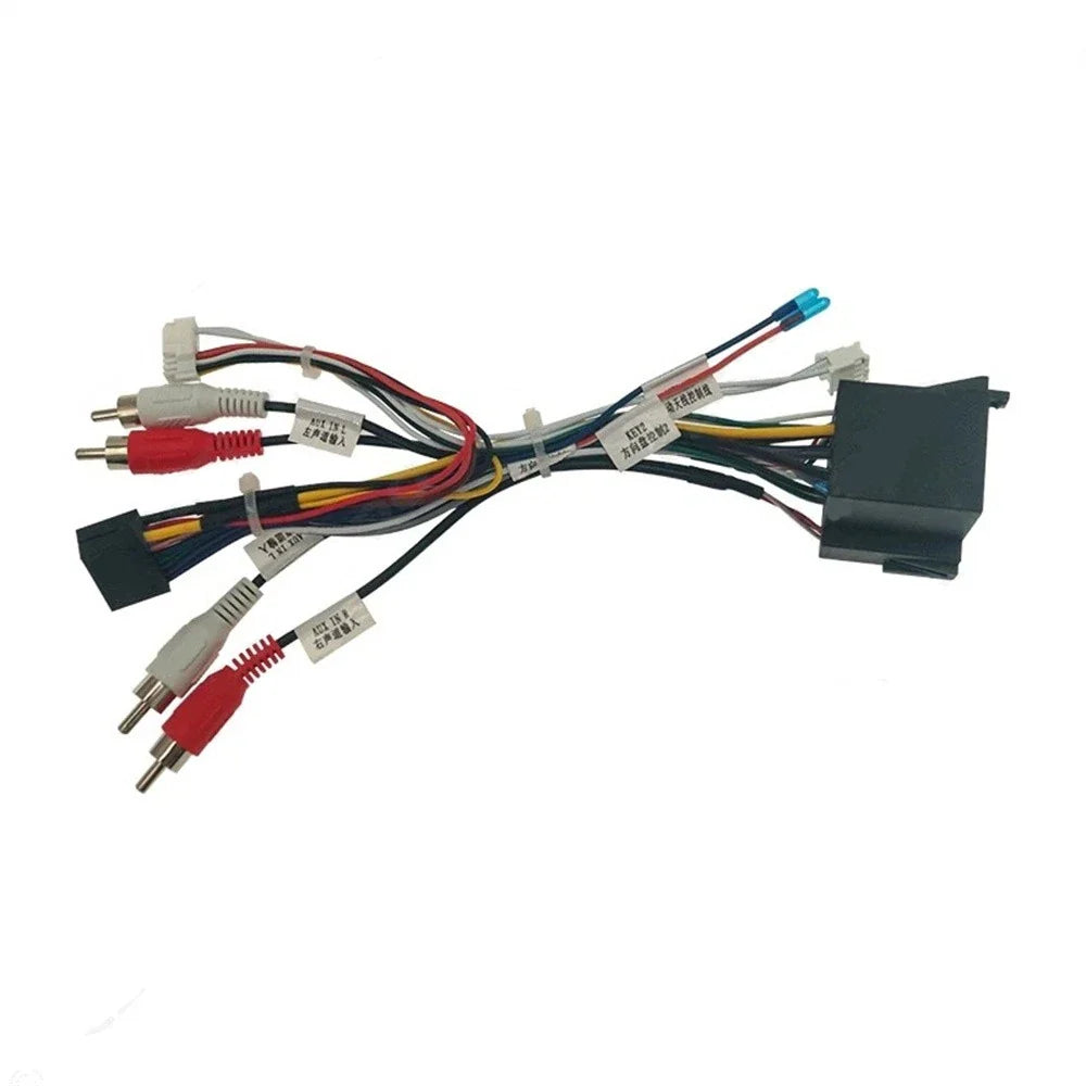 16PIN DVD Player Power Cable Adapter for Fiat Doblo, 500L, Bravo (2010-2023)