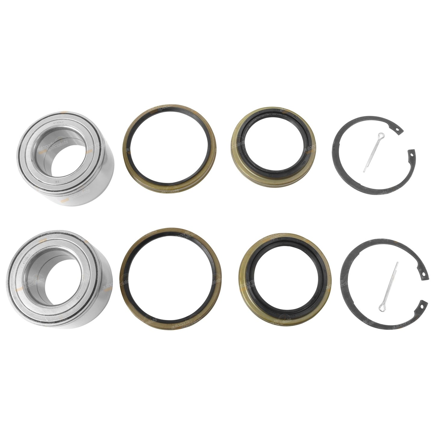 2 Front Wheel Bearing Kits for Toyota Prado 90 95 Series (1996–2002)