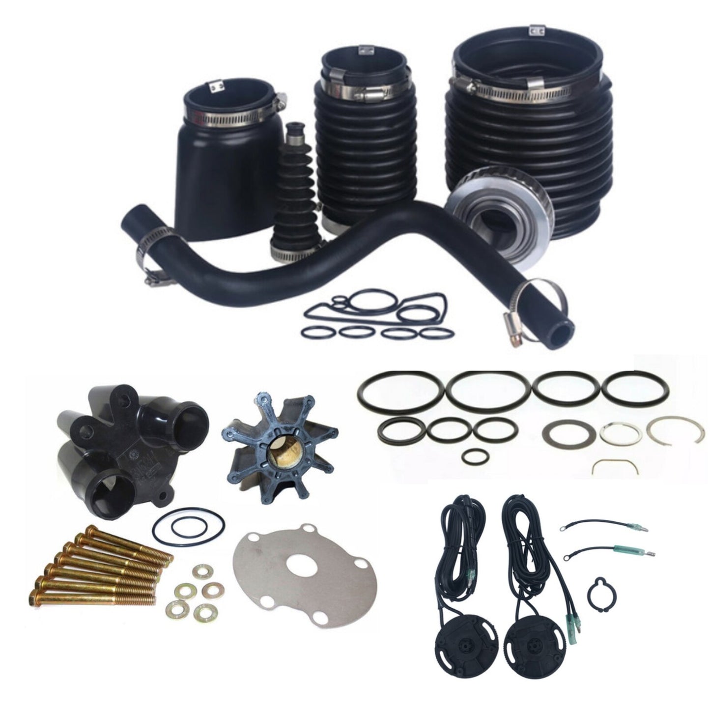 Transom Bellows Repair Kit for MerCruiser Bravo 1 2 3