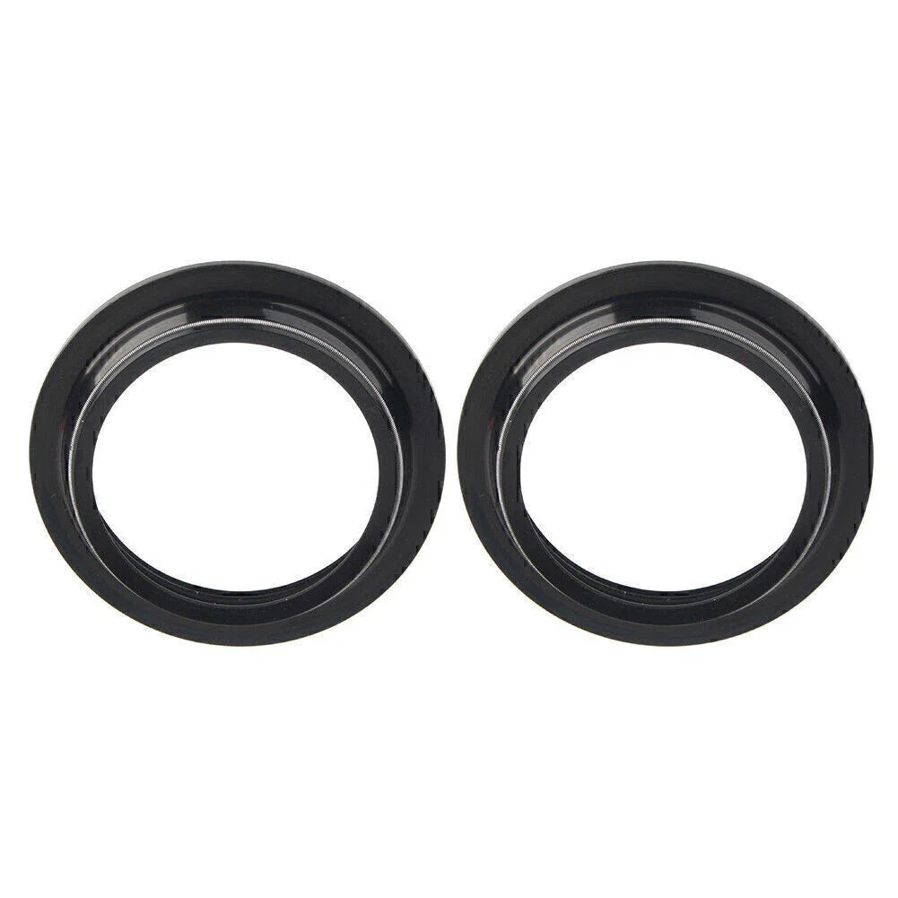 Black Dust Seals for Motorcycle Front Fork Damper Shock Absorber 41X53MM