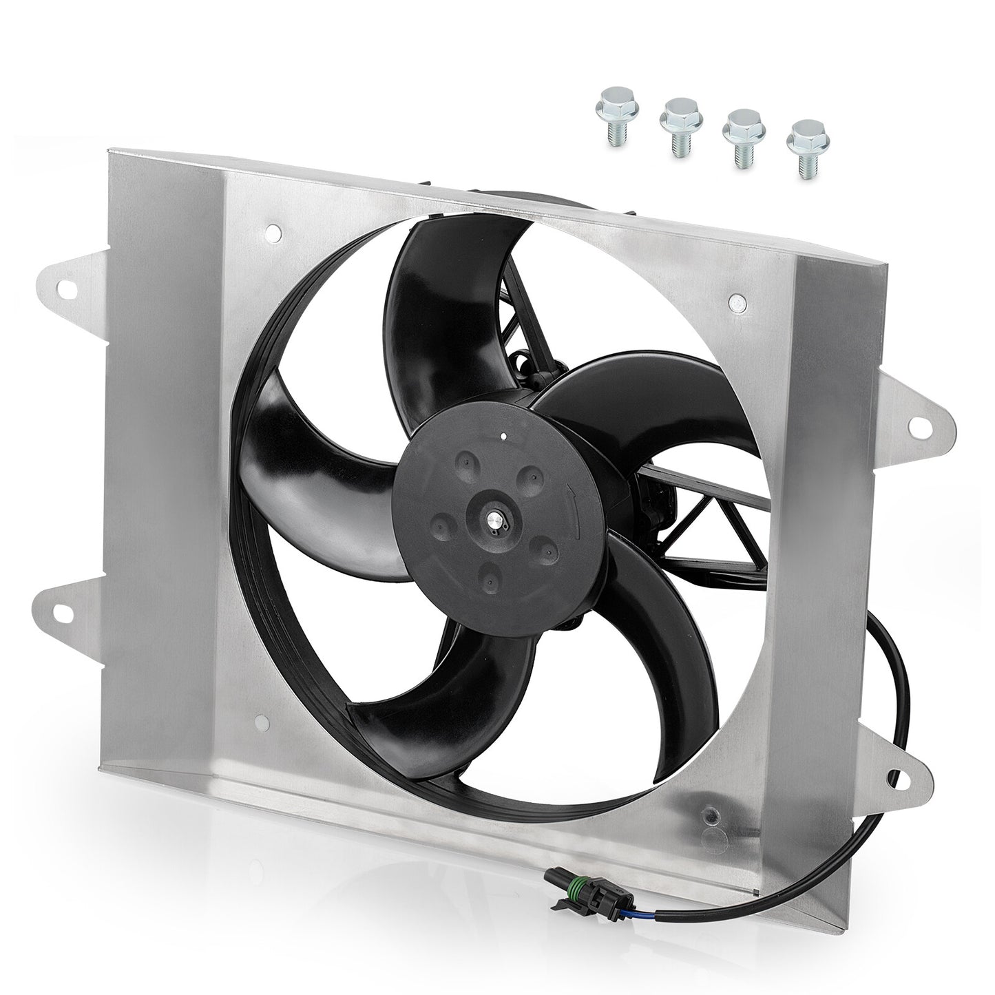 Radiator Cooling Fan with Shroud for Polaris Ranger 700 800 900 (2006–2019)