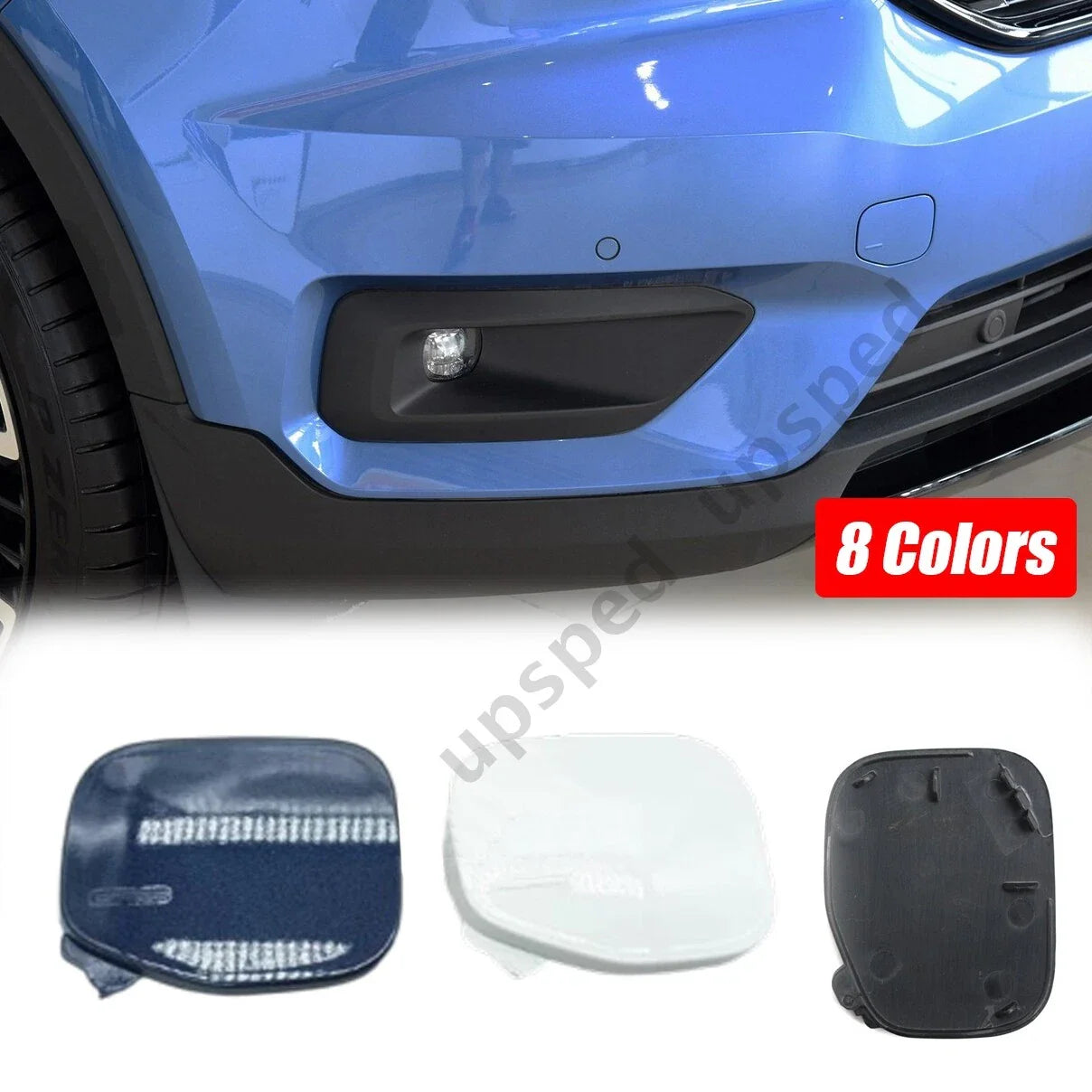 Front Bumper Tow Hook Hole Eye Cover Cap for VOLVO XC40 (2018–2020)